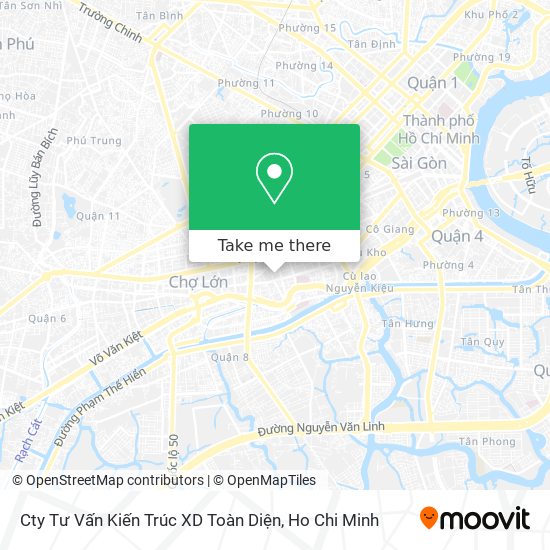 Cty Tư Vấn Kiến Trúc XD Toàn Diện map