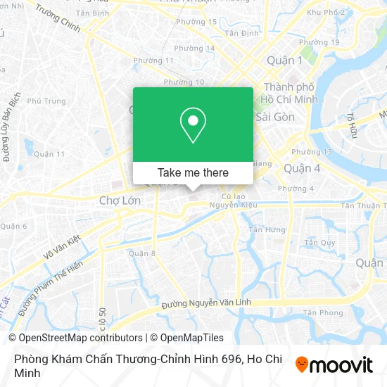 Phòng Khám Chấn Thương-Chỉnh Hình 696 map