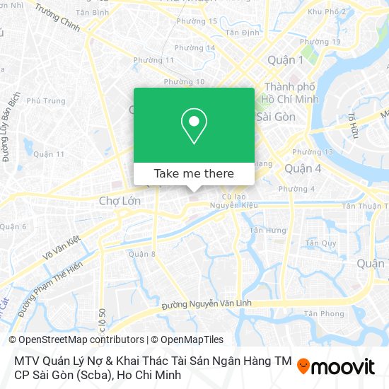 MTV Quản Lý Nợ & Khai Thác Tài Sản Ngân Hàng TM CP Sài Gòn (Scba) map