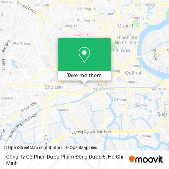 Công Ty Cổ Phần Dược Phẩm Đông Dược 5 map