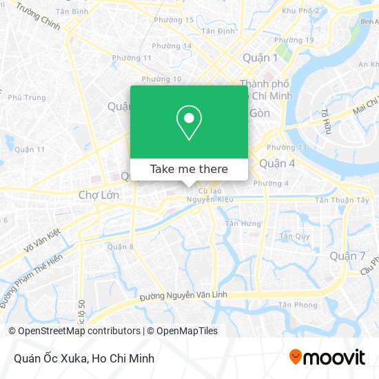 Quán Ốc Xuka map