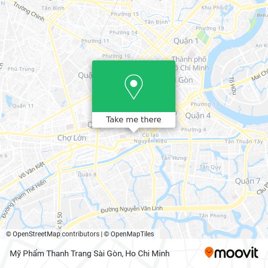 Mỹ Phẩm Thanh Trang Sài Gòn map