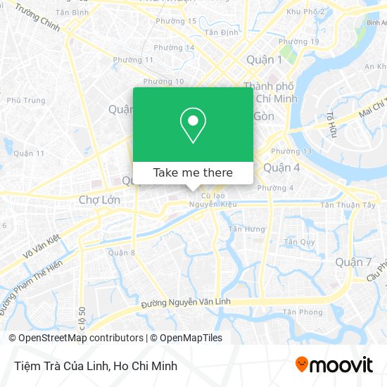 Tiệm Trà Của Linh map