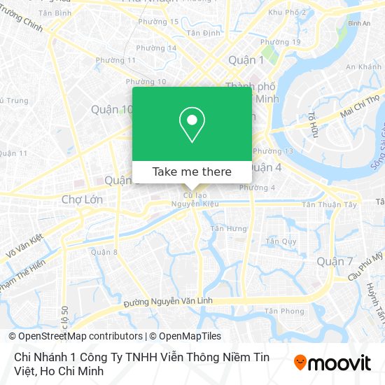 Chi Nhánh 1 Công Ty TNHH Viễn Thông Niềm Tin Việt map