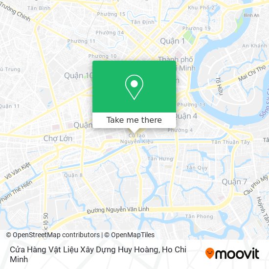 Cửa Hàng Vật Liệu Xây Dựng Huy Hoàng map