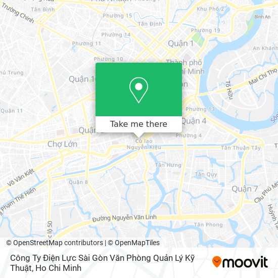 Công Ty Điện Lực Sài Gòn Văn Phòng Quản Lý Kỹ Thuật map