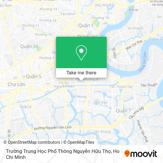 Trường Trung Học Phổ Thông Nguyễn Hữu Thọ map