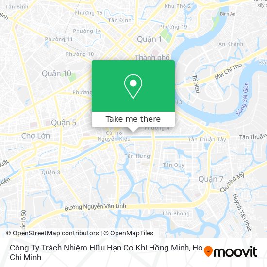 Công Ty Trách Nhiệm Hữu Hạn Cơ Khí Hồng Minh map
