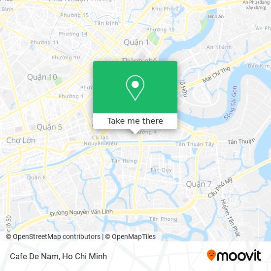 Cafe De Nam map