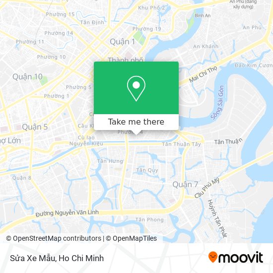 Sửa Xe Mẫu map