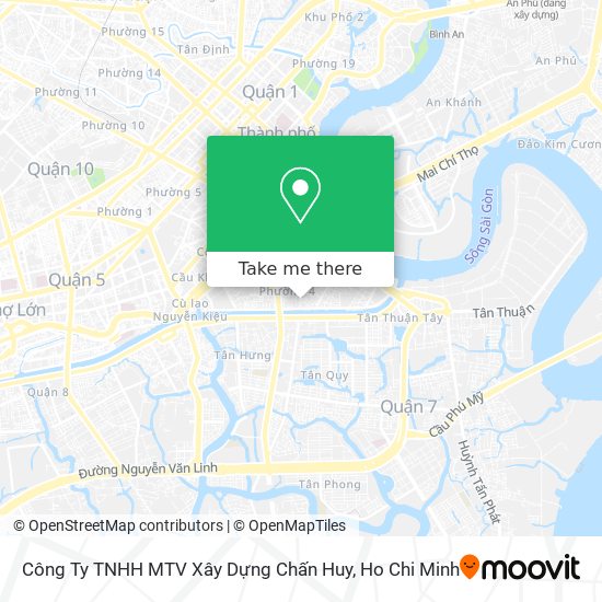 Công Ty TNHH MTV Xây Dựng Chấn Huy map