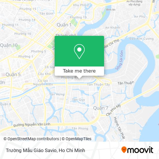 Trường Mẫu Giáo Savio map