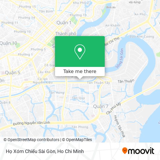 Họ Xóm Chiếu Sài Gòn map