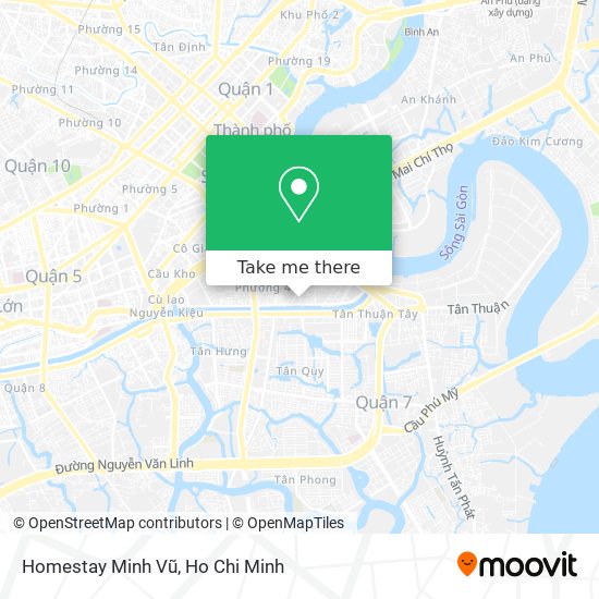 Homestay Minh Vũ map