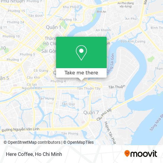 Here Coffee map