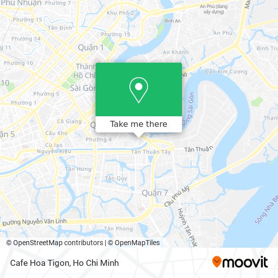 Cafe Hoa Tigon map
