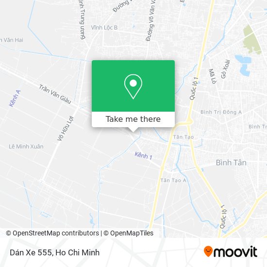 Dán Xe 555 map