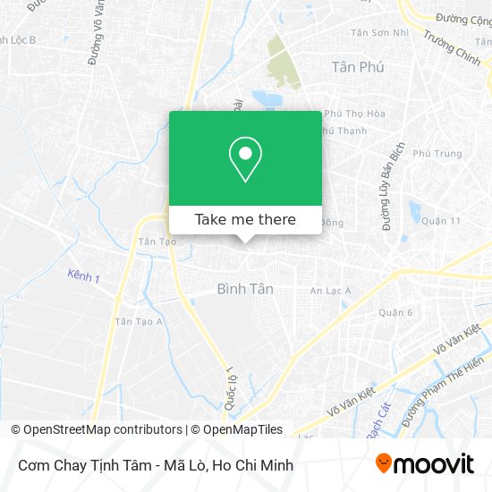 Cơm Chay Tịnh Tâm - Mã Lò map