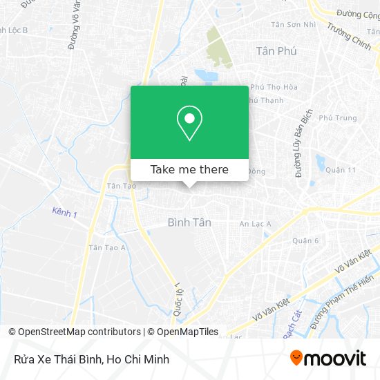 Rửa Xe Thái Bình map