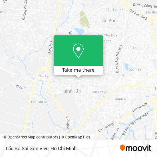 Lẩu Bò Sài Gòn Vivu map