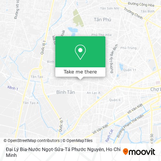 Đại Lý Bia-Nước Ngọt-Sửa-Tả Phước Nguyên map