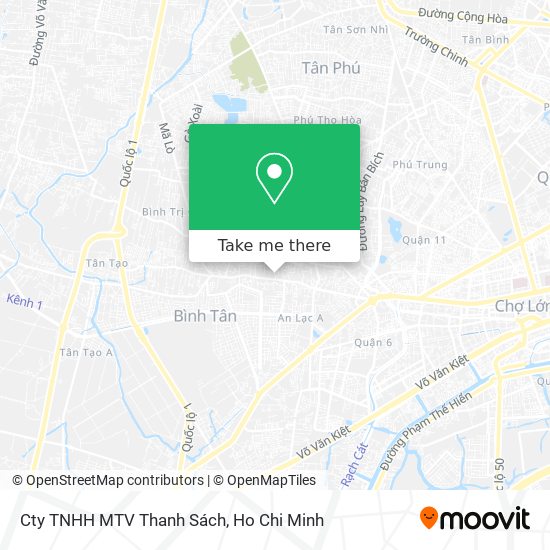 Cty TNHH MTV Thanh Sách map