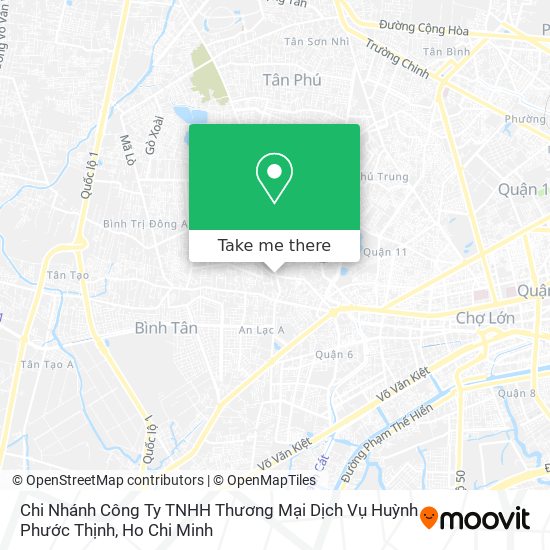 Chi Nhánh Công Ty TNHH Thương Mại Dịch Vụ Huỳnh Phước Thịnh map