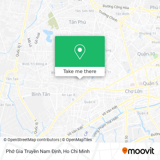 Phở Gia Truyền Nam Định map