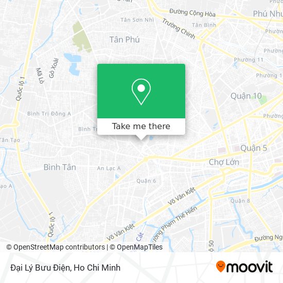 Đại Lý Bưu Điện map