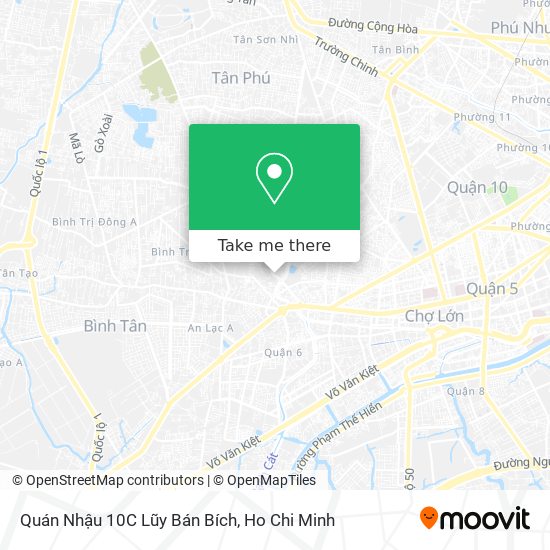 Quán Nhậu 10C Lũy Bán Bích map