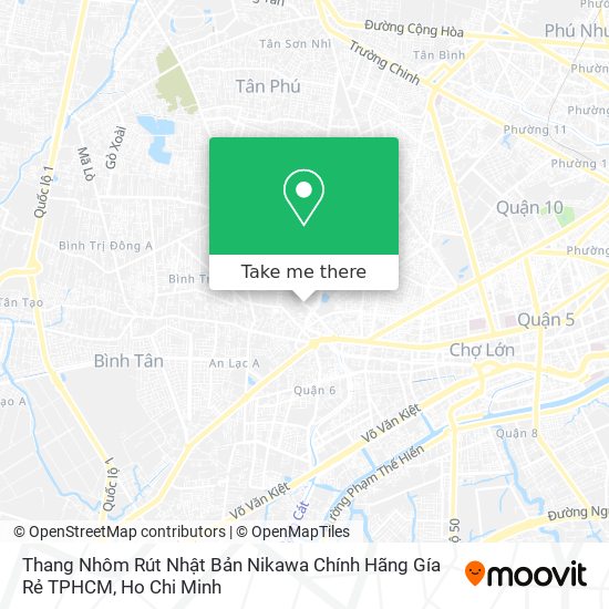 Thang Nhôm Rút Nhật Bản Nikawa Chính Hãng Gía Rẻ TPHCM map