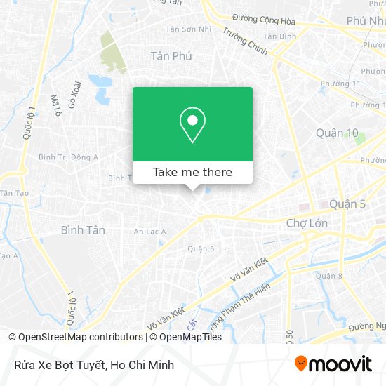 Rửa Xe Bọt Tuyết map