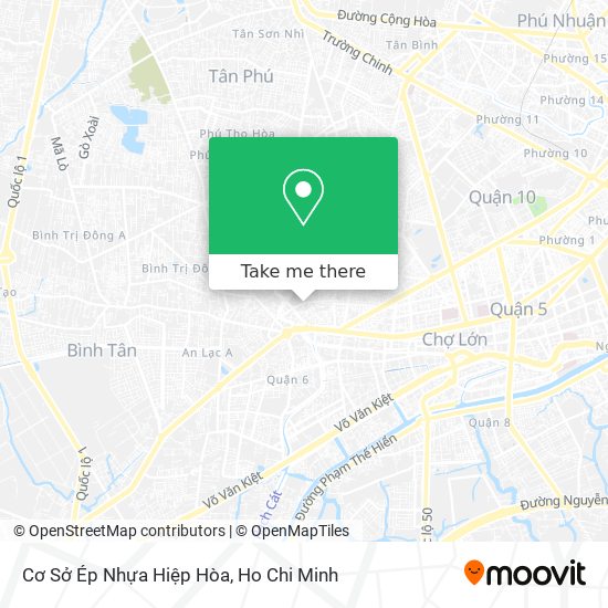 Cơ Sở Ép Nhựa Hiệp Hòa map