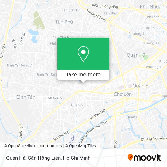 Quán Hải Sản Hồng Liên map