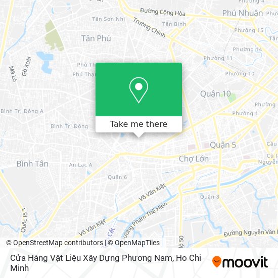 Cửa Hàng Vật Liệu Xây Dựng Phương Nam map