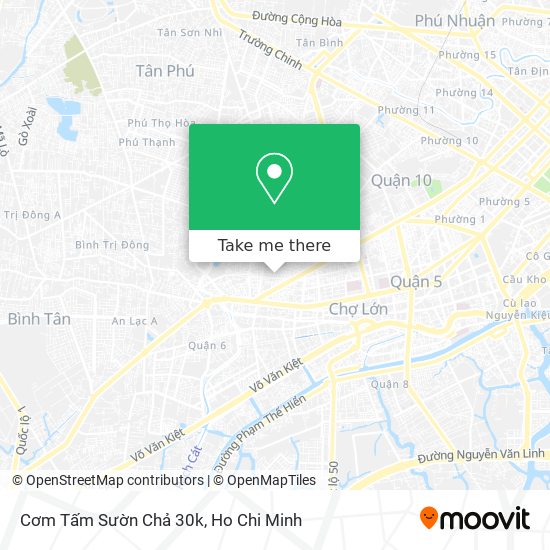 Cơm Tấm Sườn Chả 30k map