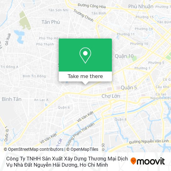 Công Ty TNHH Sản Xuất Xây Dựng Thương Mại Dịch Vụ Nhà Đất Nguyễn Hải Dương map