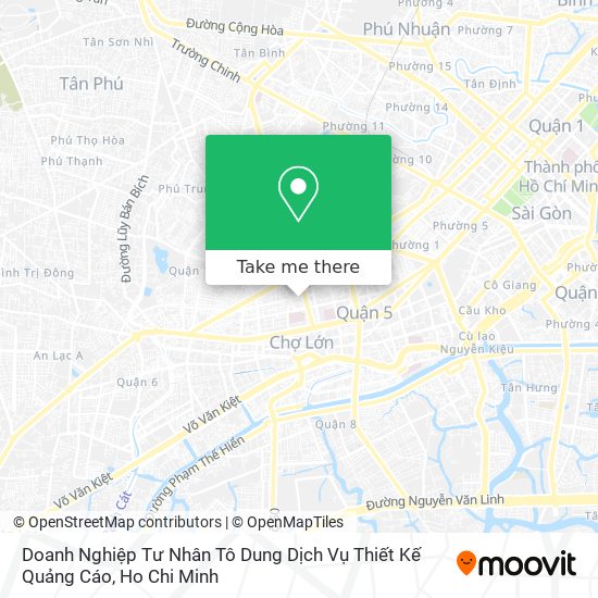 Doanh Nghiệp Tư Nhân Tô Dung Dịch Vụ Thiết Kế Quảng Cáo map