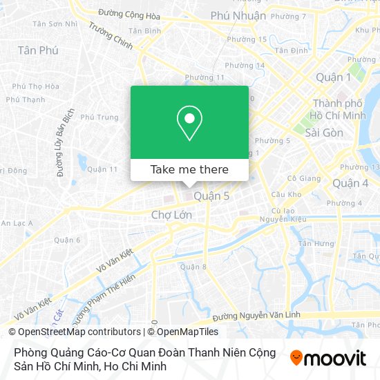 Phòng Quảng Cáo-Cơ Quan Đoàn Thanh Niên Cộng Sản Hồ Chí Minh map