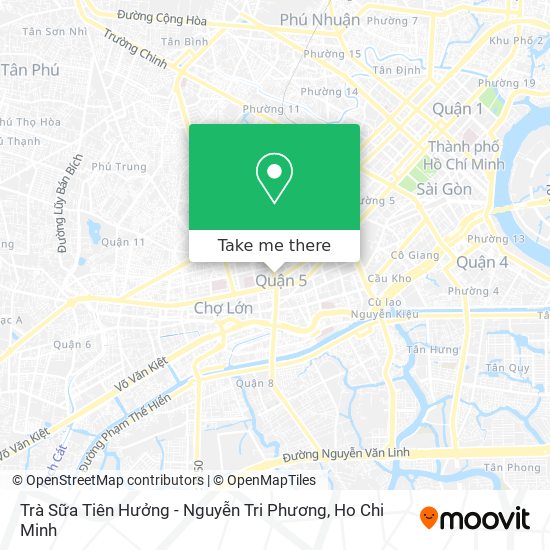 Trà Sữa Tiên Hưởng - Nguyễn Tri Phương map