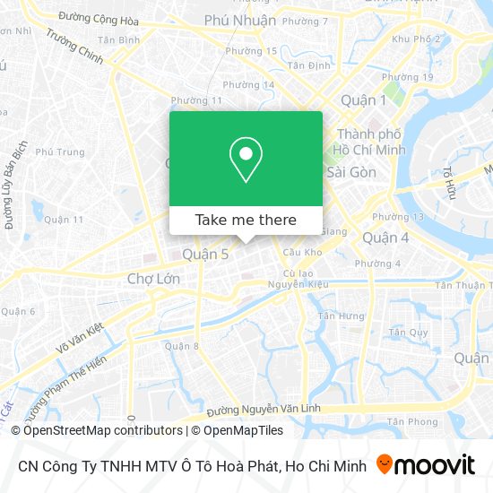 CN Công Ty TNHH MTV Ô Tô Hoà Phát map