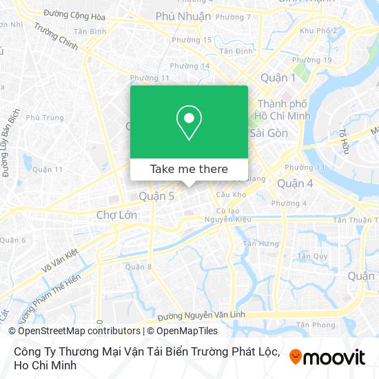 Công Ty Thương Mại Vận Tải Biển Trường Phát Lộc map