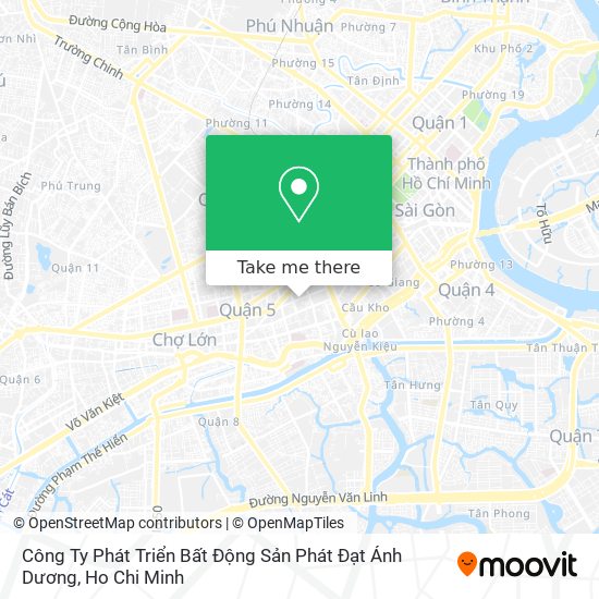 Công Ty Phát Triển Bất Động Sản Phát Đạt Ánh Dương map