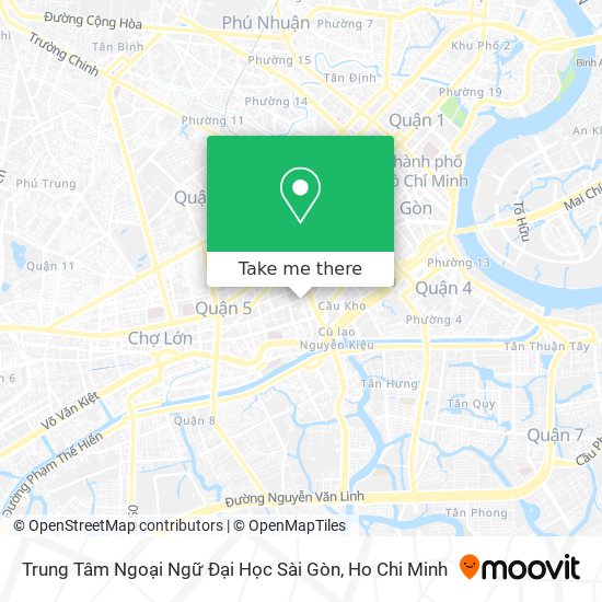 Trung Tâm Ngoại Ngữ Đại Học Sài Gòn map