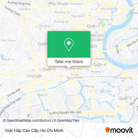 Giặt Hấp Cao Cấp map