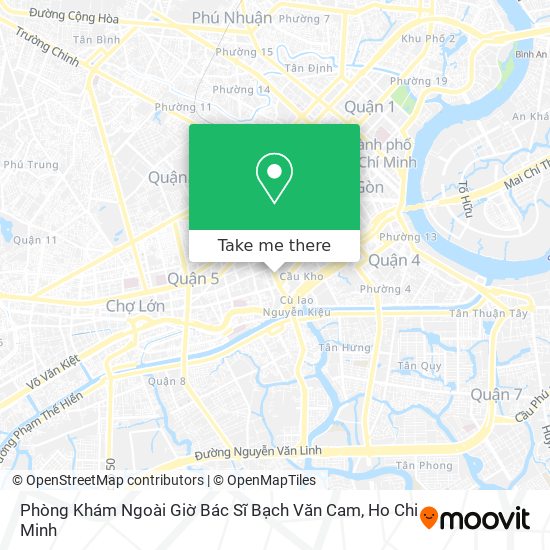 Phòng Khám Ngoài Giờ Bác Sĩ Bạch Văn Cam map