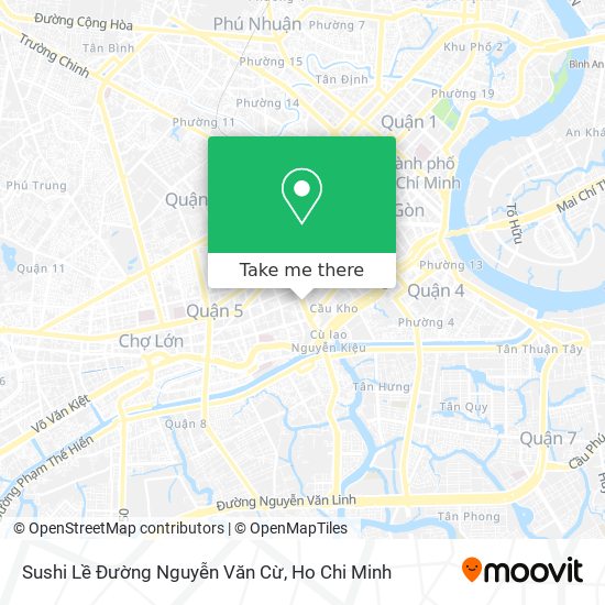 Sushi Lề Đường Nguyễn Văn Cừ map