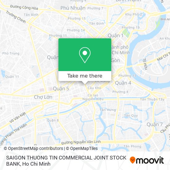 SAIGON THUONG TIN COMMERCIAL JOINT STOCK BANK map