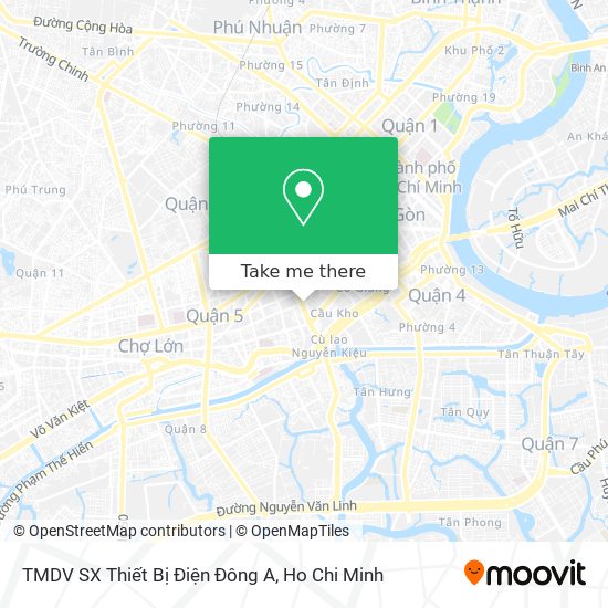 TMDV SX Thiết Bị Điện Đông A map