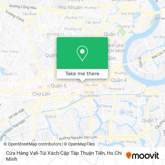 Cửa Hàng Vali-Túi Xách-Cặp Táp Thuận Tiến map
